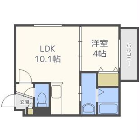 カレラ南郷の物件間取画像